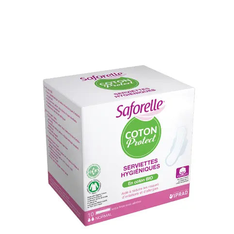 Pack of 10 sanitary pad regular normal Saforelle Saforelle Au supplements