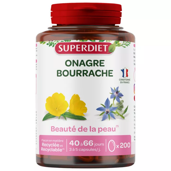 Superdiet Evening Primrose Skin Beauty 200 capsules