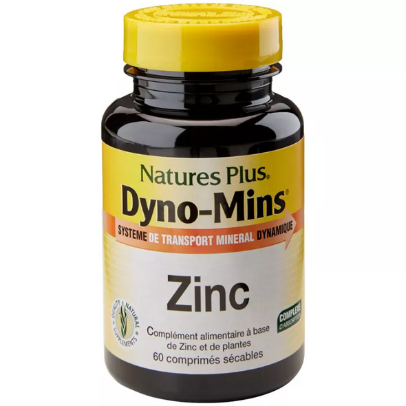 Natures Plus Dyno Mins Zinc 15 mg chelated tablets