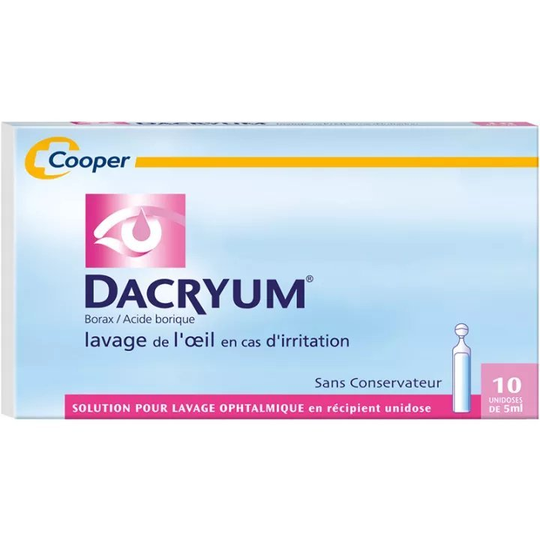 Dacryum eye wash solution - 10 unidoses