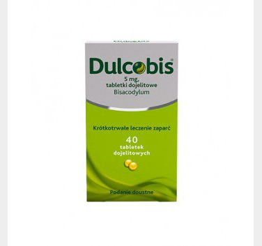 DULCOBIS 5 mg, 40 gastro-resistant tablets. Constipation Relief. Fast action