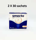 2 x 30 SMECTA Acute & Chronic Diarrhoea Adult & Children 30 sachets - Natural Instant