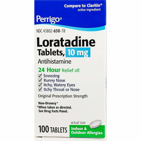 Perrigo Loratadine 10 mg Tablets 100 ct