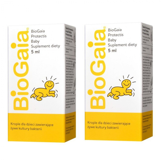 2x BioGaia Probiotics Drops Vit D3 for Baby Infants Newborn and Kids 2×5ml