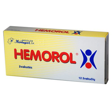 Hemorol Suppositories, Treatment Of Hemorrhoids, N12