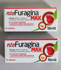 2x NeoFuragina Max 0.1g x 25 tabs Urinary Tract Infection Furaginum