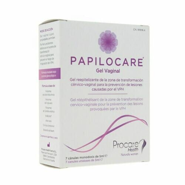 Papilocare vaginal gel HPV-induced lesions 7 Unidoses x 5 ml