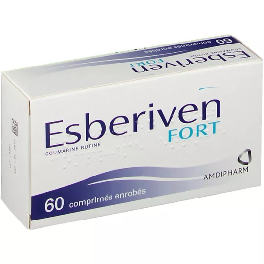 Esberiven Fort, Poor Blood Circulation & Haemorrhoids, 60 tablets