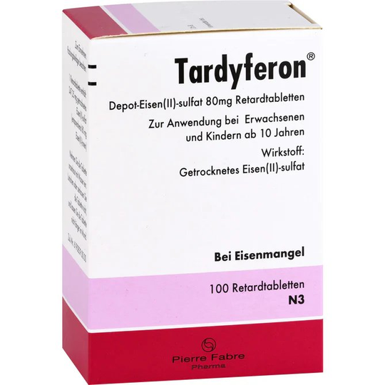 Tardyferon prolonged-release tablets, 100 pcs - for iron deficiency