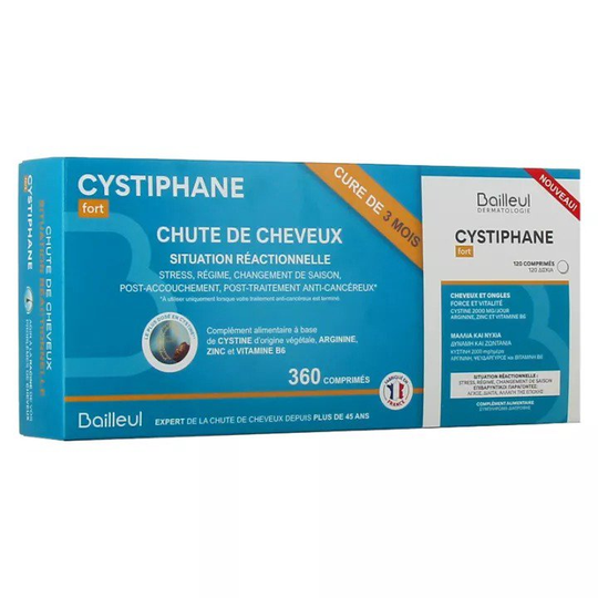 Bailleul Cystiphane Fort Tablets Hair Loss Tablets x360