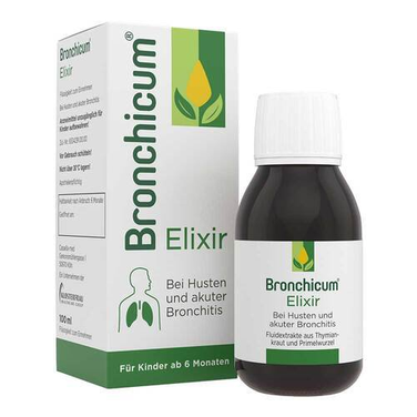 Bronchicum Elixir, 100 ml - for cough and acute bronchitis