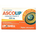 ASCOLIP LIPOSOMAL VITAMIN C, 1000 mg, 30 Sachets For Immune System