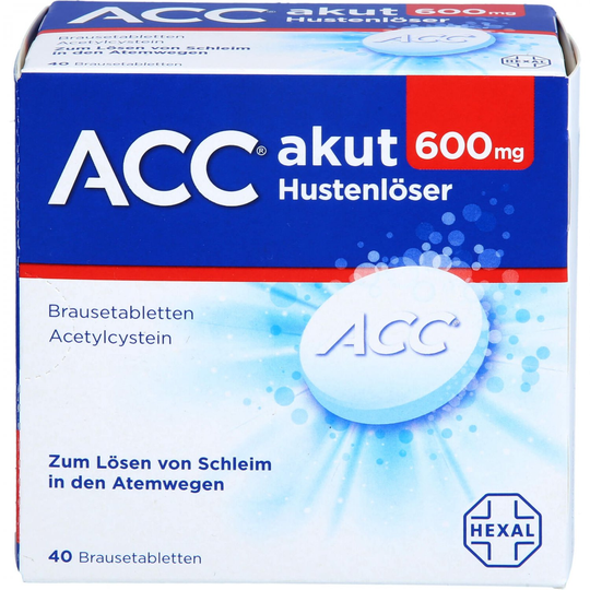 ACC® acute 600 mg cough solver, effervescent tablets, 40 pcs