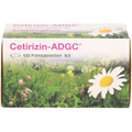 Cetirizine-ADGC® film-coated tablets for allergies, 100 pcs