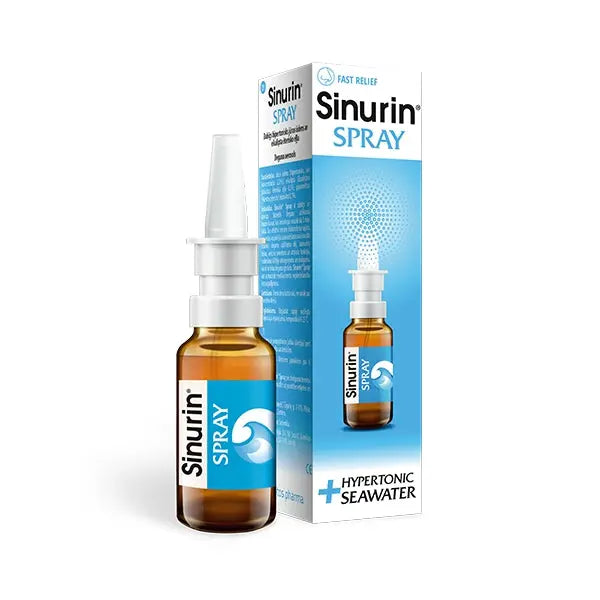 SINURIN Nasal Spray 30ml Suffocating Running Nose Relief Hypertonic Lotos Pharma Au supplements