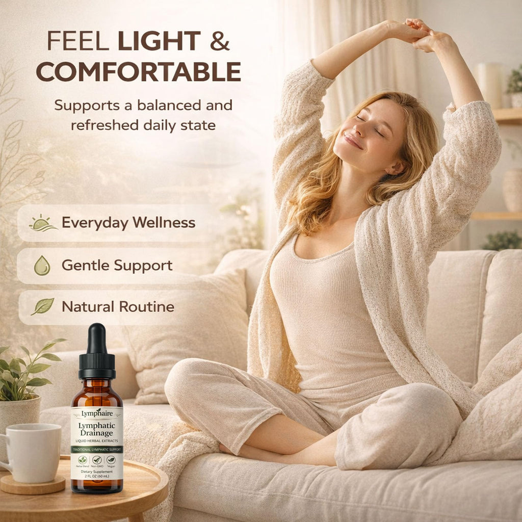 Aacnre Lymphaire Lymphatic Drainage Drops, Herbal Fluid Balance Support, Lymphatic System Support, Immune System & General Wellness, Vegan & Non-GMO, 2 Fl Oz (1) - Maple Wellness Supplements