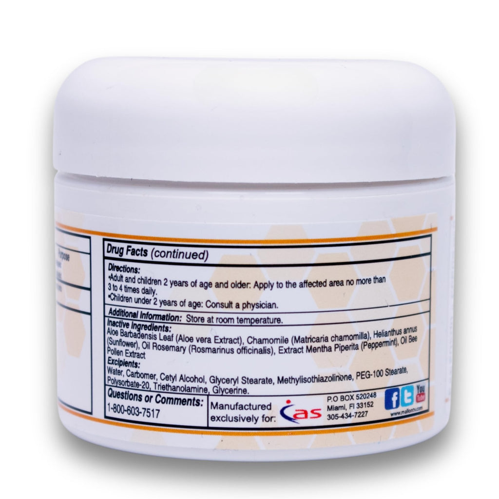 ABEE MED Extra Strength Joint & Muscle Relief Cream – Menthol Cooling & Warming Formula with Bee Pollen, Aloe & Chamomile – Fast-Absorbing Comfort Cream for Back, Knees & Muscles – 2 oz - TrustMedUSA