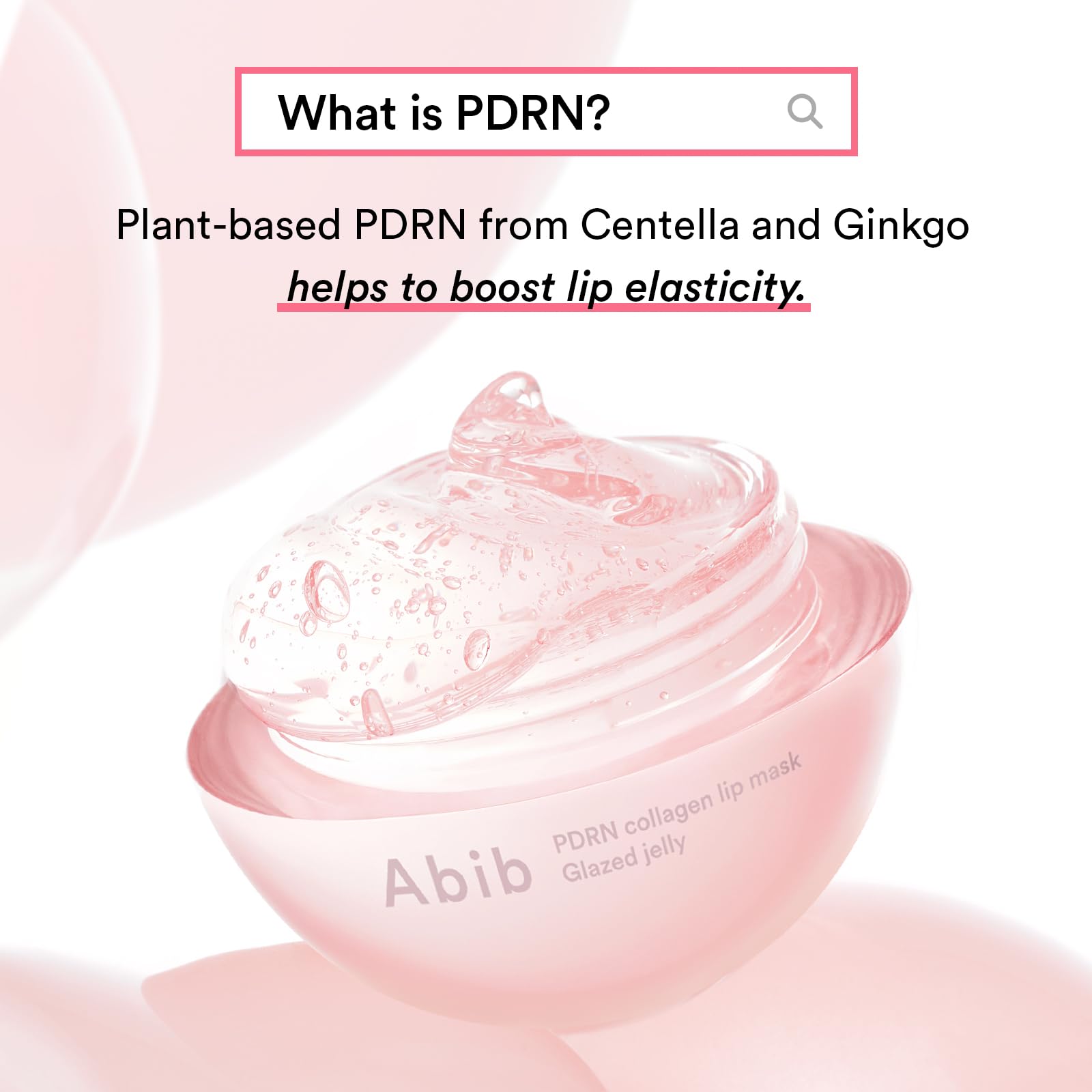Abib PDRN Collagen Lip Mask Glazed Jelly 0.38 fl oz | Korean Lip Butter Balm Overnight Sleeping Mask Hydrating Care Moisturizer Treatment for Flakey, Dry Lips - TrustMedUSA