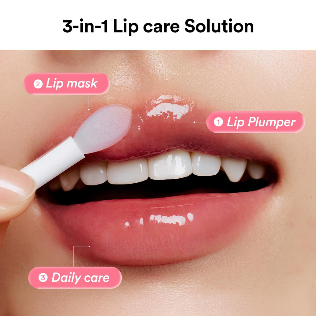 Abib PDRN Collagen Lip Mask Glazed Jelly 0.38 fl oz | Korean Lip Butter Balm Overnight Sleeping Mask Hydrating Care Moisturizer Treatment for Flakey, Dry Lips - TrustMedUSA