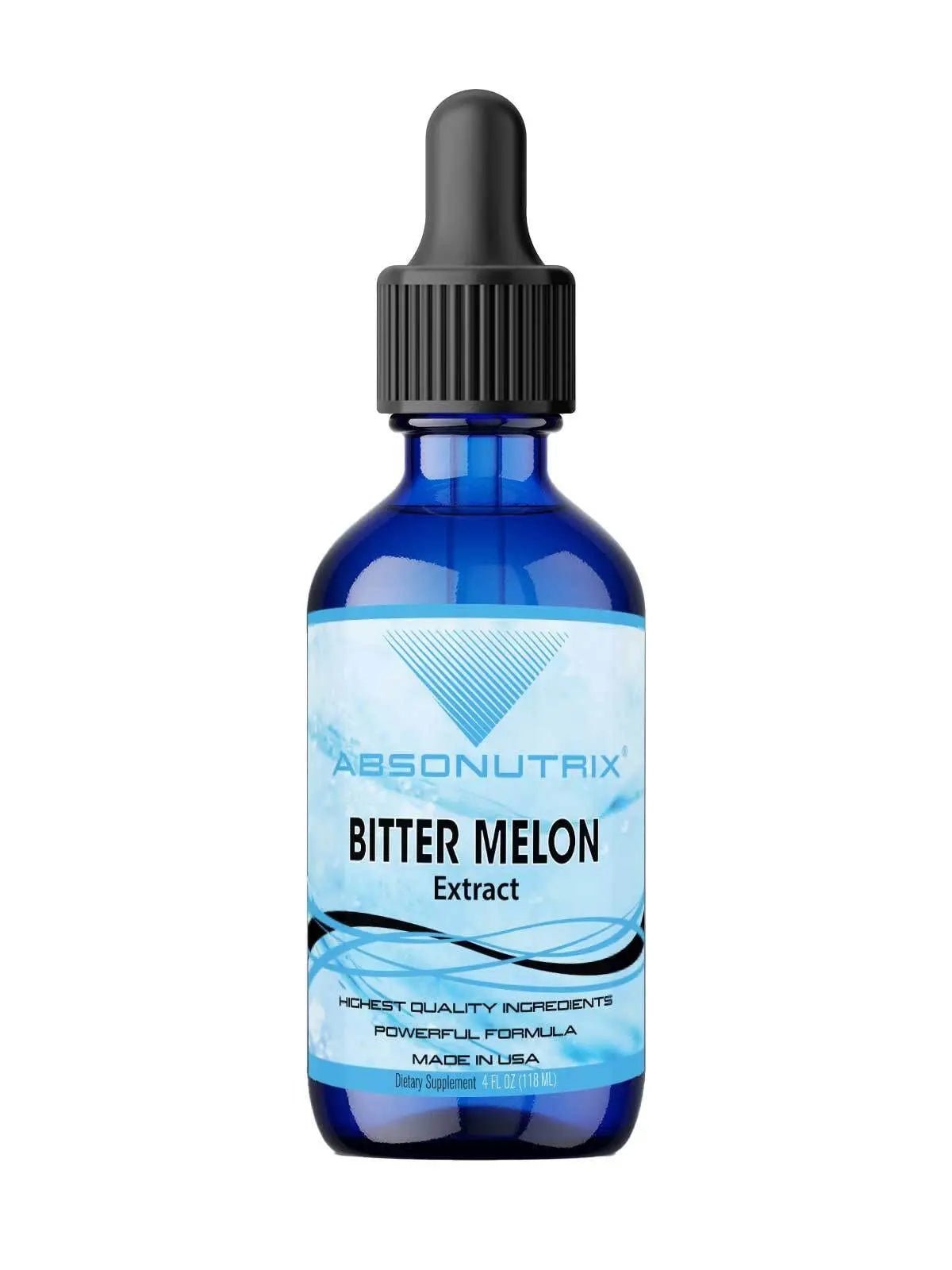 Absonutrix Bitter Melon Extract 590 mg, 4 Fl Oz, 200 Servings, Optimum Bioavailability, Quality Ingredients, Cruelty-Free Products, Non-GMO, Third-Party Tested, GMP-Certified, Made in USA - TrustMedUSA