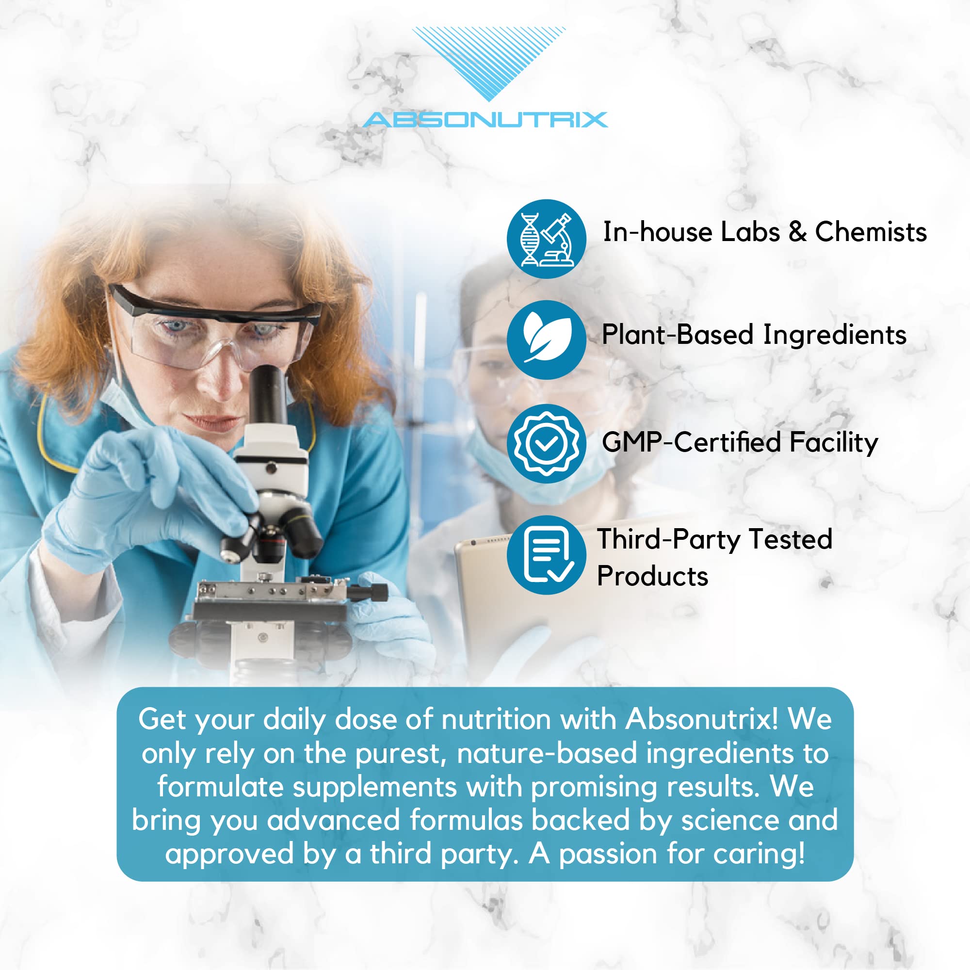 Absonutrix Dihydromyricetin - 520 mg, 120 Servings, Made in USA, Quick Absorption, Quality Potent Ingredients, Third-Party Tested, Non-GMO, GMP Certified, Cruelty Free Products - TrustMedUSA