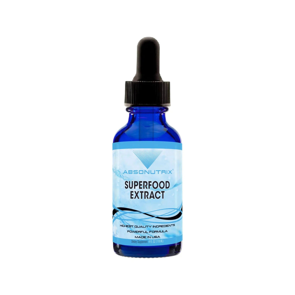 Absonutrix Superfood Extract 390 mg, 4 Oz Liquid, 302 Servings, Made in USA, Quick Absorption, Quality Potent Ingredients, Non-GMO, GMP Certified, Cruelty-Free Products - TrustMedUSA