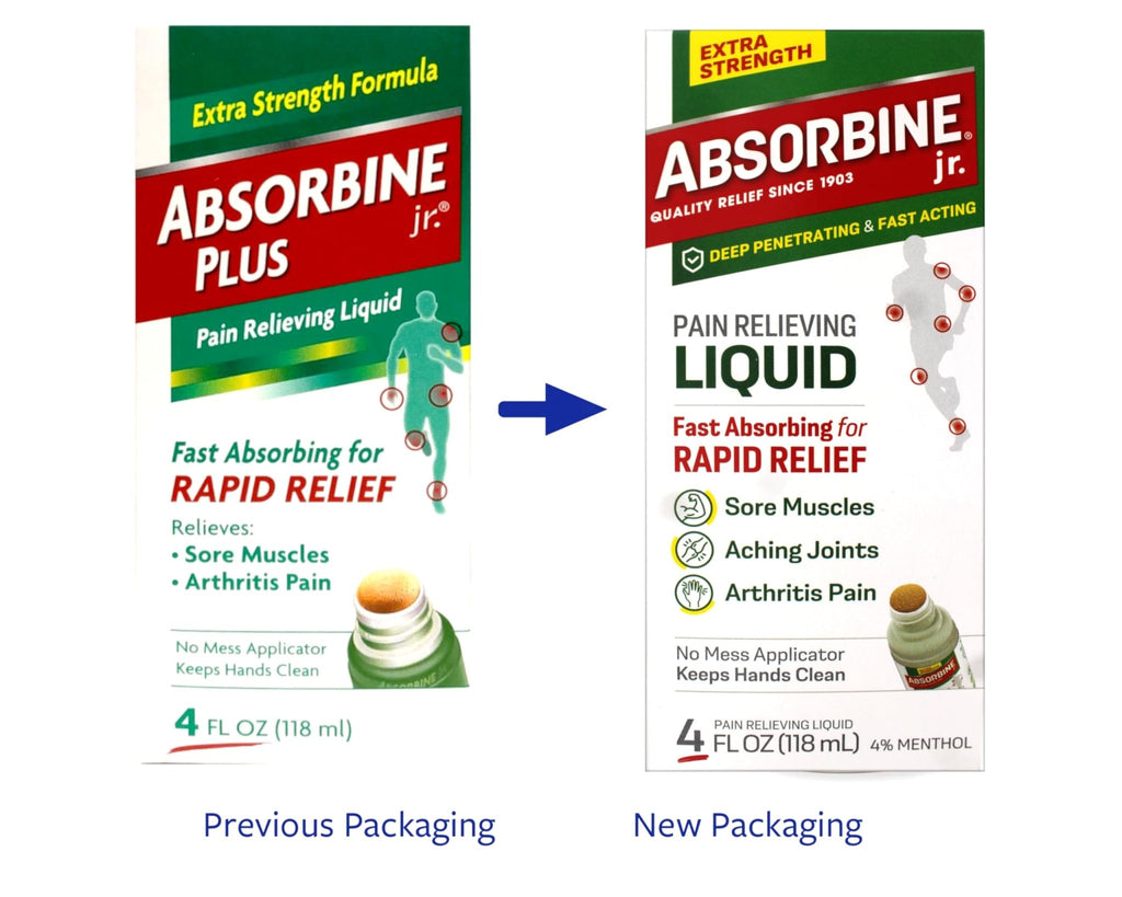 Absorbine Plus Pain Relieving Liquid - 4 oz, Pack of 6. - TrustMedUSA