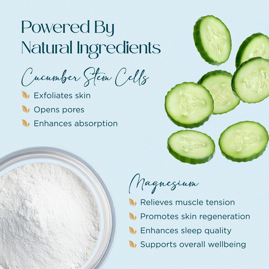 Abundant Natural Health MAG I.C. Magnesium Gel with Cucumber Stem Cells - Fast Muscle Relief, Soothing, Stingless, Safe for Sensitive Skin, Fragrance-Free, 200mL - TrustMedUSA