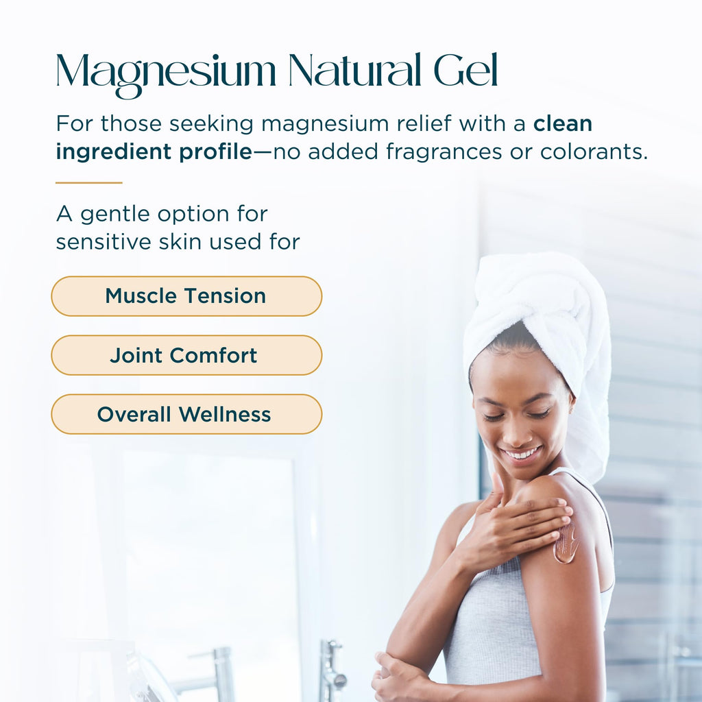 Abundant Natural Health MAG I.C. Magnesium Gel with Cucumber Stem Cells - Fast Muscle Relief, Soothing, Stingless, Safe for Sensitive Skin, Fragrance-Free, 200mL - TrustMedUSA
