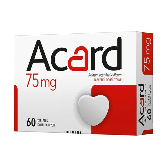 ACARD 75 MG, 60 Tabs - Heart Protection - TrustMedUSA