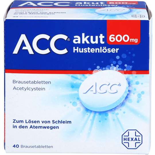 ACC® acute 600 mg cough solver, effervescent tablets, 40 pcs - TrustMedUSA