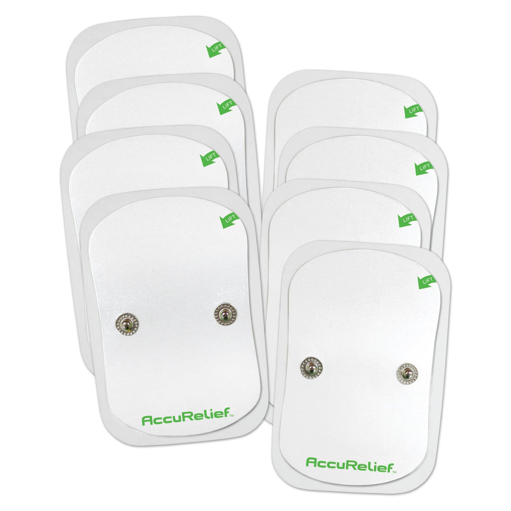 AccuRelief Wireless TENS Electrotherapy Pain Relief System Supply Kit (Packaging May Vary), Works with AccuRelief Wireless Remote Control TENS Device (ACRL-9000), 2 Pair (Pack of 1) - TrustMedUSA