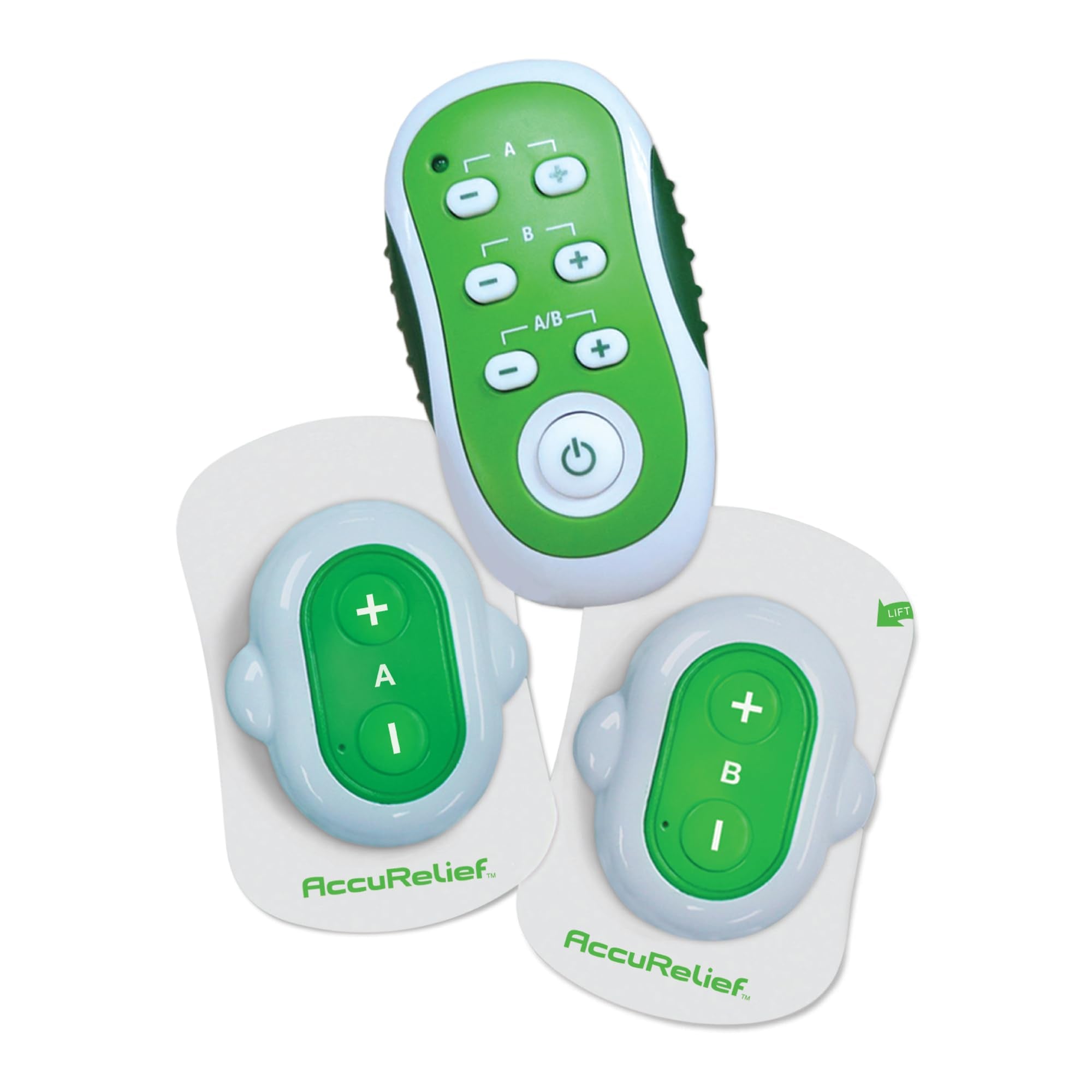 AccuRelief Wireless TENS Unit with Remote Control, TENS Pain Relief Device and Muscle Stimulator, for Back Pain, Neck Pain, Arm and Leg Pain - TrustMedUSA