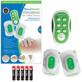 AccuRelief Wireless TENS Unit with Remote Control, TENS Pain Relief Device and Muscle Stimulator, for Back Pain, Neck Pain, Arm and Leg Pain - TrustMedUSA