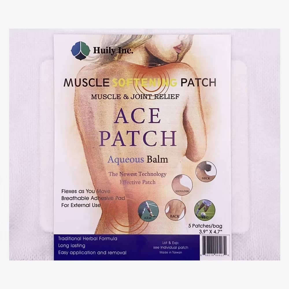 ACE Pain Relief Patch - Aqueous Balm 5 Count - TrustMedUSA