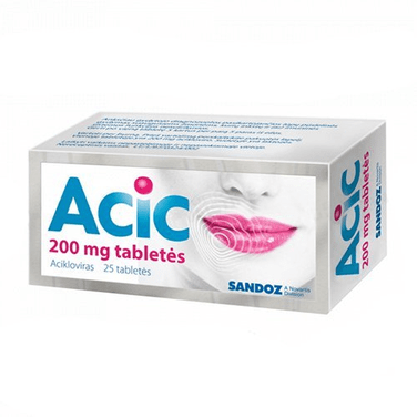 Acic 200mg tablets N25 - Treatment of cold sores - TrustMedUSA