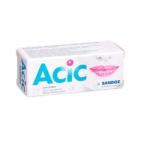 ACIC cream for cold sores 2g. - TrustMedUSA