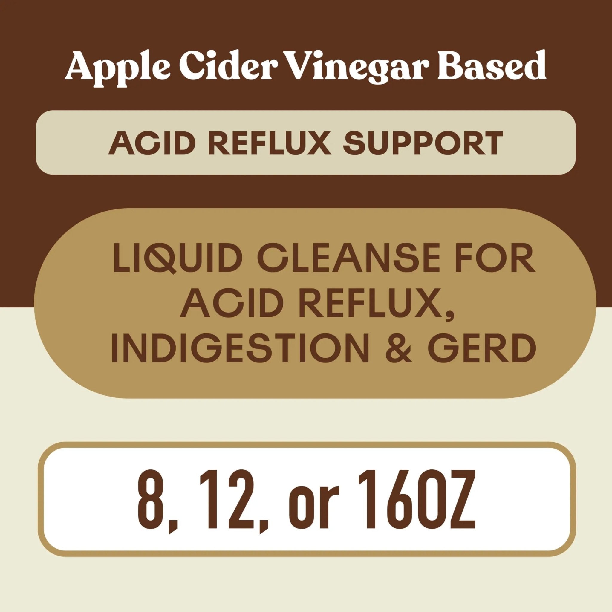 Acid Reflux Relief Liquid 16oz - Organic Heartburn Support Formula, Natural GERD Aid with Aloe Ginger Garlic Vanilla, Fast Absorbing Amish Remedy, Certified Organic Kosher Made in USA Supplement - TrustMedUSA