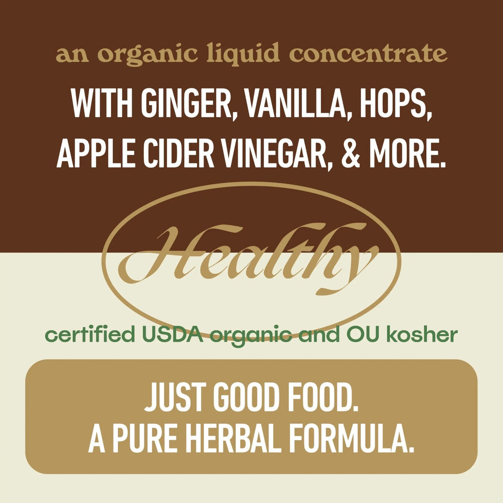 Acid Reflux Relief Liquid 16oz - Organic Heartburn Support Formula, Natural GERD Aid with Aloe Ginger Garlic Vanilla, Fast Absorbing Amish Remedy, Certified Organic Kosher Made in USA Supplement - TrustMedUSA