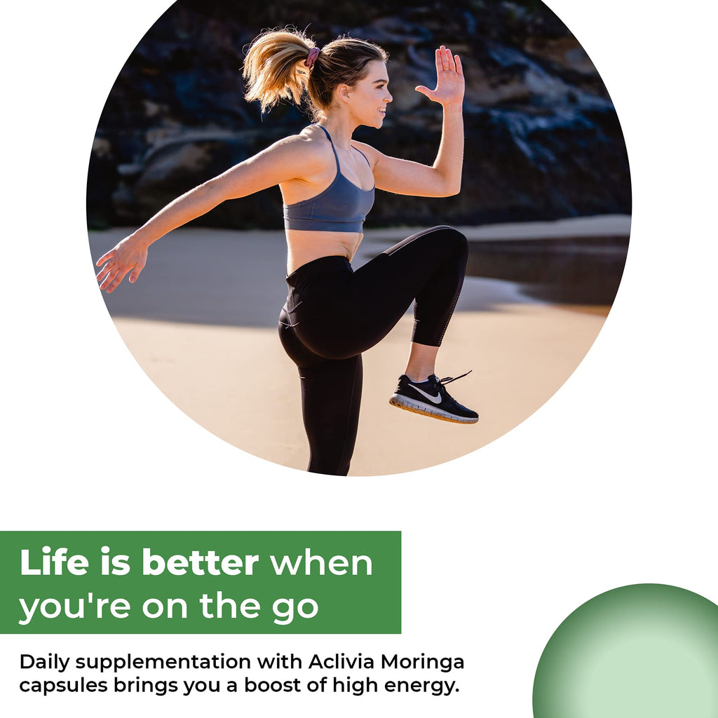 Aclivia - Moringa Complex - Maximum Strength Moringa Oleifera Leaf & Seed Supplement - Superfood Capsules with Antioxidant Properties - 5000mg - 60 Capsules - TrustMedUSA