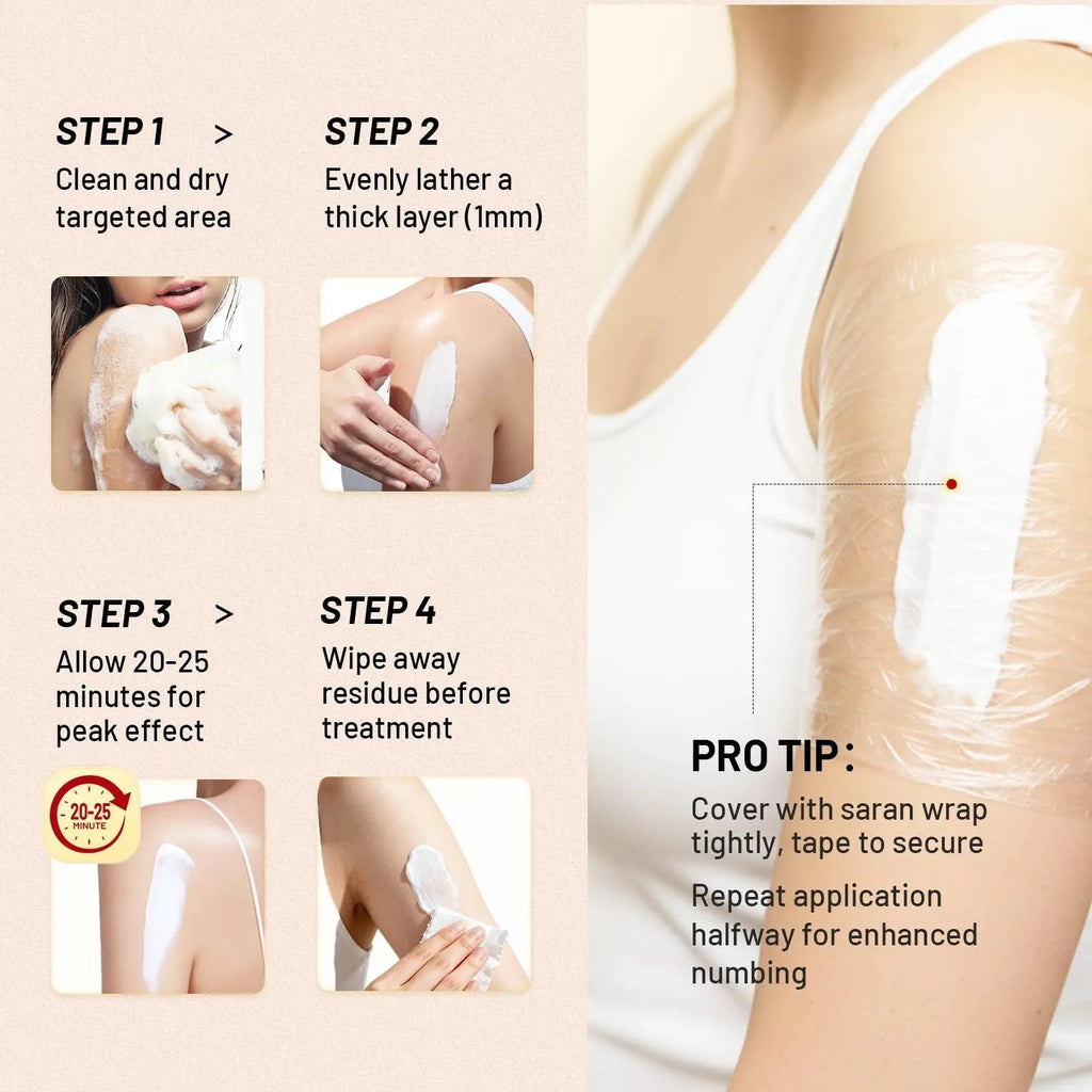 Acolye Numbing Cream Extra Strength: 5% Lidocaine Local Anesthetic- Long Lasting Extra Relief with Menthol Arnica and Emu Oil - Hemorrhoid Cream - TrustMedUSA