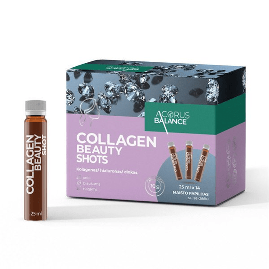 ACORUS BALANCE COLLAGEN BEAUTY SHOTS, liquid, 25 ml, 14 pcs. - TrustMedUSA