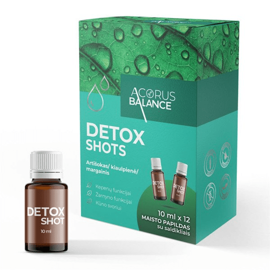 ACORUS BALANCE DETOX SHOTS, liquid, 10 ml, 12 pcs. - TrustMedUSA