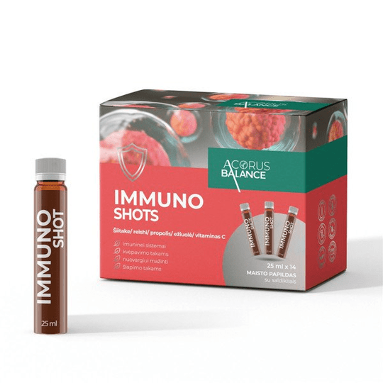 ACORUS BALANCE IMMUNO SHOTS, liquid, 25 ml, 14 pcs. - TrustMedUSA