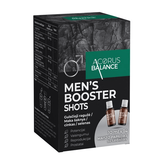 ACORUS BALANCE MEN'S BOOSTER SHOTS, oral solution, 10ml, N14 - TrustMedUSA