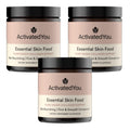 ACTIVATEDYOU Essential Skin Food, Advanced Skincare Collagen Elastin Support Supplement for Aging Skin, Helps Improve Appearance of Face Texture, Sagging w/Dermaval, Vitamin C (30 Count (Pack of 3)) - TrustMedUSA