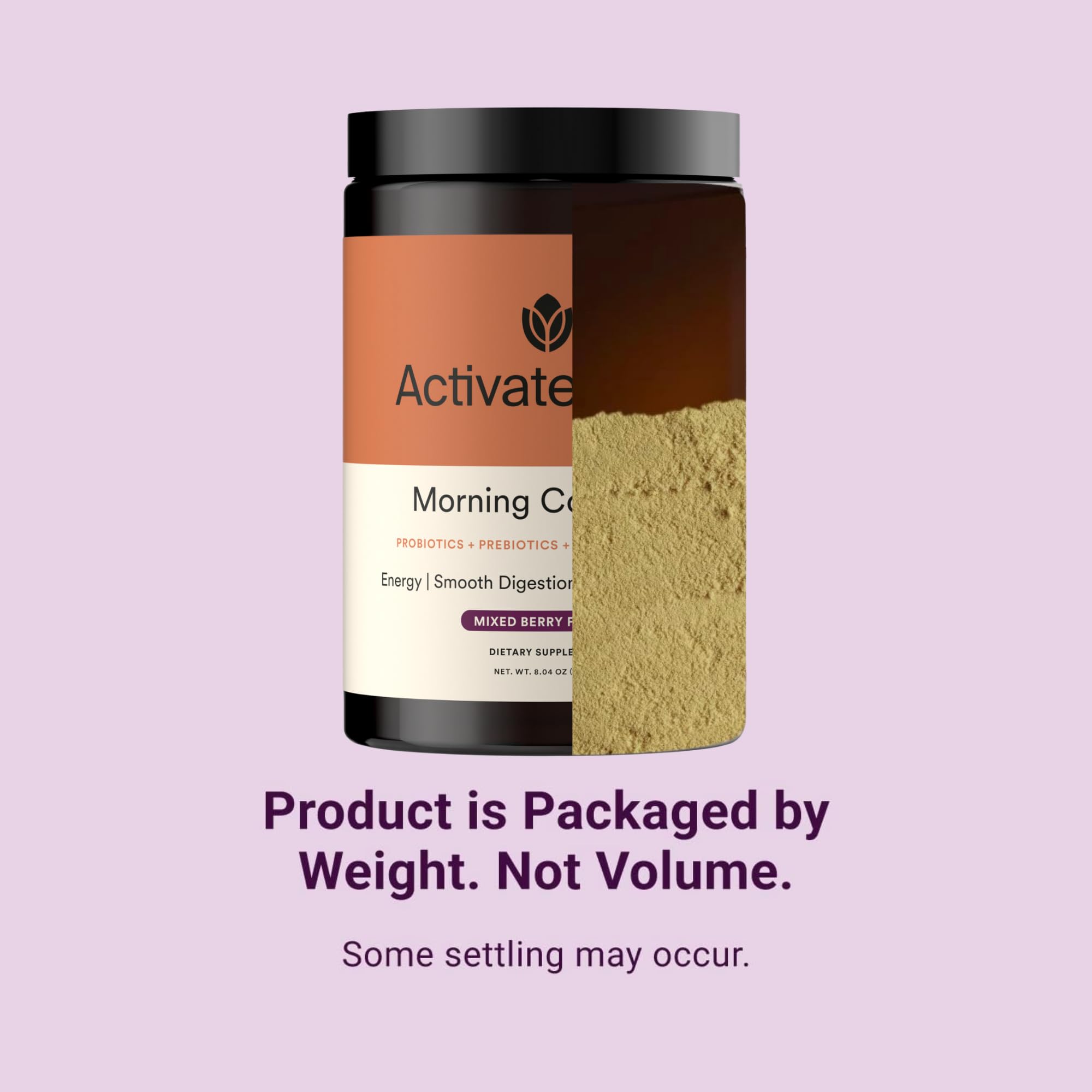 ACTIVATEDYOU Morning Complete Super Greens Powder Drink Mix - Gut Health Boost with Prebiotics, Probiotics, & Antioxidants - 10 Billion CFUs, Mixed Berry Flavor - Greens Superfood Powder - 3 Pack - TrustMedUSA
