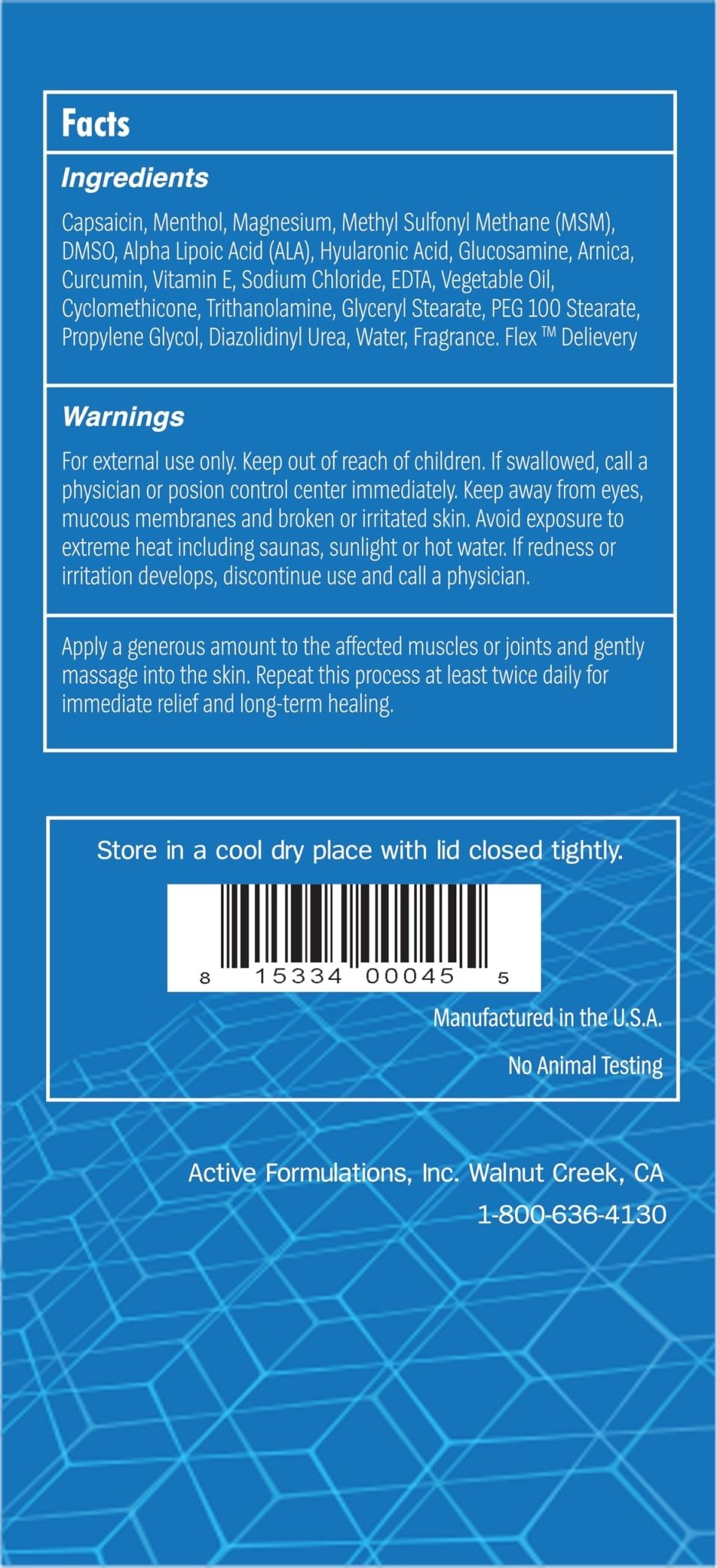Active 10 Relief and Healing Cream, 4 OZ - TrustMedUSA