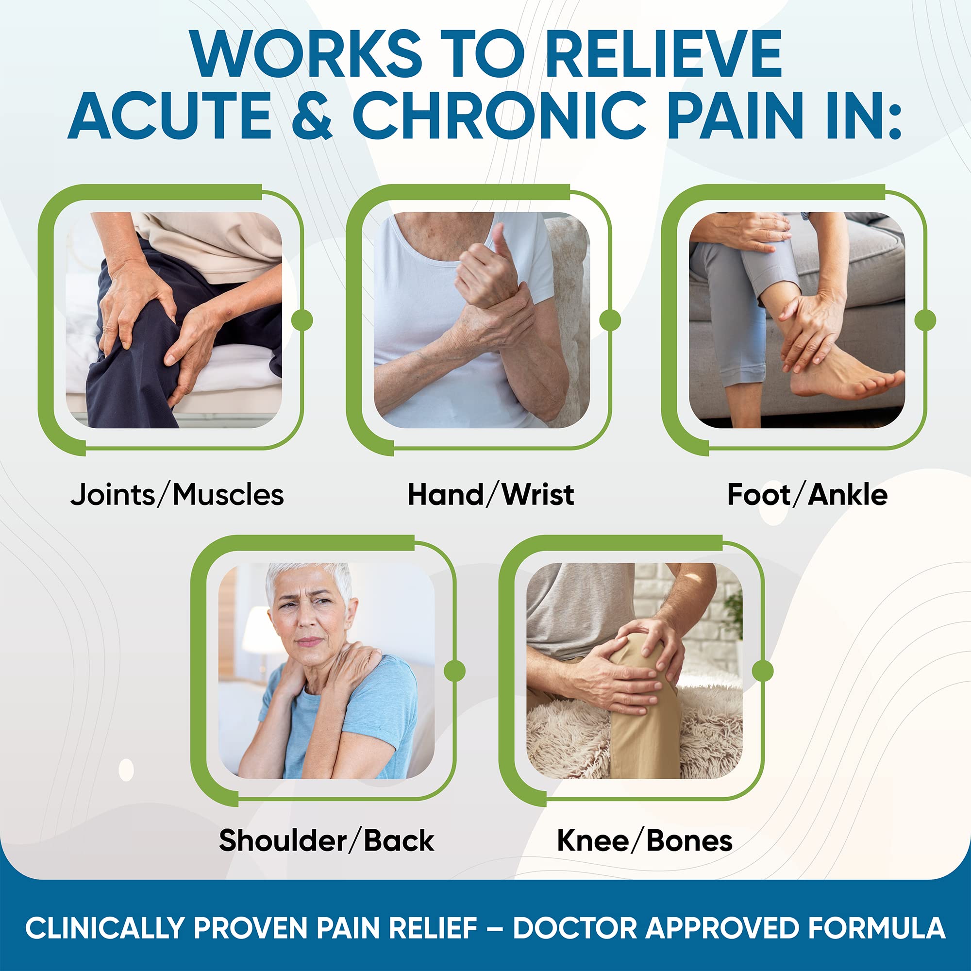 ACTIVE AGAIN Hope Science Cream, 16oz | for Joint Health, Pain Relief, and Mobility, Muscle, Back, Knee, Shoulder | Fast Acting | Made in USA - TrustMedUSA