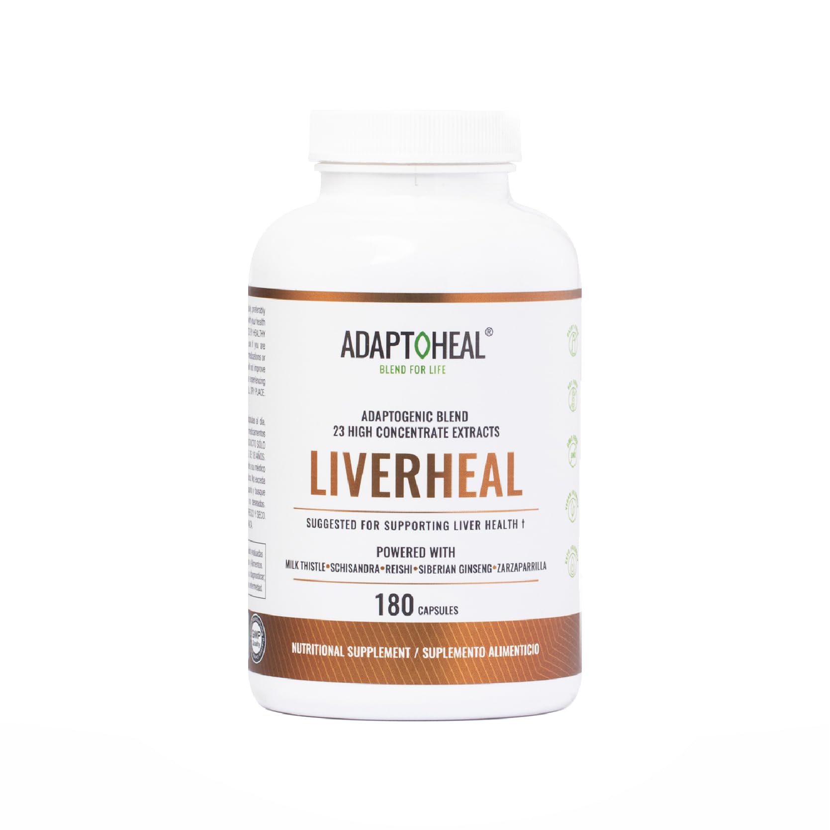 ADAPTOHEAL Milk Thistle, Turmeric and Astragalus Complex – Liverheal Herbal Liver Cleanse and Detox Formula with Artichoke and Schisandra Extracts – High-Potency Plant Blend (180 Capsules) - TrustMedUSA